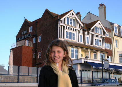 May in front of the Brudenell hotel